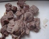 豚スネ肉でどて煮風作り方3写真