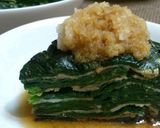 簡単一品＊ほうれん草と豚バラ肉の重ね蒸し作り方5写真