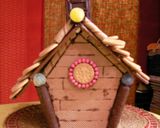 クリスマスのお菓子の家★ヘクセンハウス作り方5写真