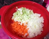 節約♥ヘルシー♪野菜と豆腐のハンバーグ♥作り方2写真