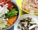 鶏のから揚げ＊た～っぷり野菜あんかけ作り方1写真