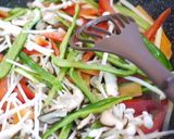 鶏のから揚げ＊た～っぷり野菜あんかけ作り方3写真