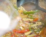 鶏のから揚げ＊た～っぷり野菜あんかけ作り方6写真