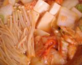 土鍋で白菜・キムチ入り肉豆腐うどん作り方8写真