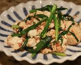 究極のにら豆腐作り方6写真