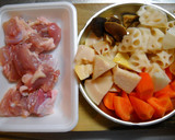 治部煮風の煮しめ作り方1写真