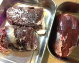冬のジビエで...熊肉と鹿肉のラグー作り方1写真