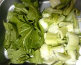 青梗菜のじゃこチーズ炒め作り方1写真