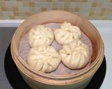 朝食~豆乳に中華饅頭(マントウ)作り方13写真