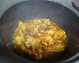 手羽元の赤ワイントマトデミソース煮込み作り方7写真