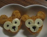 キャラ弁★チキンdeダッフィー★作り方1写真