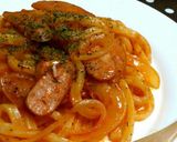 レンジで簡単ランチ＊ナポリタン風うどん作り方4写真
