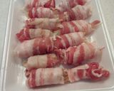 簡単♪豚肉のみょうが巻き おつまみにも｡作り方1写真