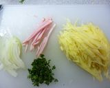 じゃが芋とハムのガレット作り方1写真