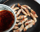 くるくる♪豚薄切りの生姜焼き＊お弁当にも作り方5写真