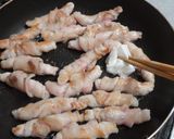 くるくる♪豚薄切りの生姜焼き＊お弁当にも作り方4写真