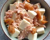 ＊お手軽ランチ＊梅・ツナ・豆腐・塩昆布丼作り方3写真
