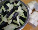 茄子と麩の甘辛炒め煮作り方1写真