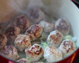 肉団子と白菜のオイスターソース煮作り方5写真