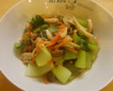 豚肉とチンゲン菜のきのこたっぷり炒め作り方9写真