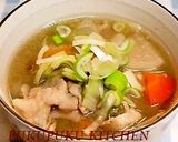 お豆腐♪鶏肉♪干し椎茸♪けんちん汁作り方11写真