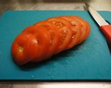 簡単!トマトのバルサミコサラダ作り方1写真