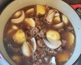 アスパラと新玉ねぎの肉じゃが作り方8写真