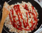 ふんわり♪卵のっけオムライス作り方3写真