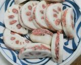 衣が決め手☆蓮根の挟み揚げ作り方5写真
