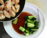 さっぱり味の鶏ささ身の梅和え作り方4写真