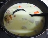 ちょっぴり和風な豆乳クリームシチュー作り方6写真