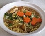 麺の力　ほっこり鶏みぞれ煮風♪中華そば作り方7写真