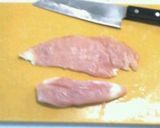 鶏ささみのピカタ作り方2写真