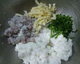 簡単おつまみ☆はんぺん団子のバター醤油焼作り方1写真
