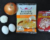 簡単☆こってりしないカルボナーラ♪作り方1写真