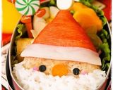 ＊キャラ弁＊　クリスマスに★サンタさん作り方7写真