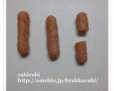 【キャラ弁にウィンナーdeポッキー】作り方2写真
