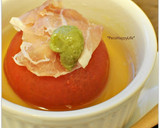 丸ごとトマトの冷やしおでん 前菜仕立て作り方4写真