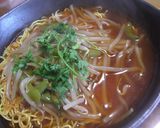 麺の力・中華そば♪焼きつけ餡かけラーメン作り方5写真