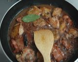 クリスマス♪梅酢で鶏肉の赤ワイン煮作り方7写真