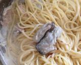 牡蠣のカルボナーラ作り方3写真