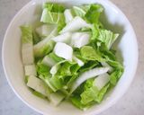 白菜とカニカマのさっぱり和え（酢のもの）作り方2写真
