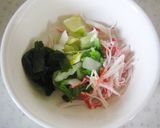 白菜とカニカマのさっぱり和え（酢のもの）作り方3写真