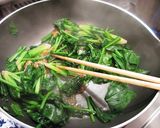 簡単すぎ!ほうれん草となめ茸の炒め物作り方2写真