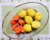 時短簡単夕飯！小松菜入り中華風ポトフスープ作り方6写真