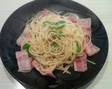 ベーコン ガーリックパスタ作り方3写真