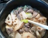 砂肝とレンコンの五香粉味噌煮作り方3写真