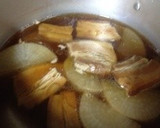 レトルト活用で簡単♪豚角煮と大根の軟か煮作り方4写真