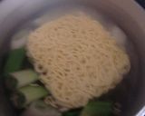 麺の力中華そば、モズクと長ネギラーメン作り方2写真
