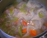 ✿野菜たっぷりワンタンスープ✿作り方5写真